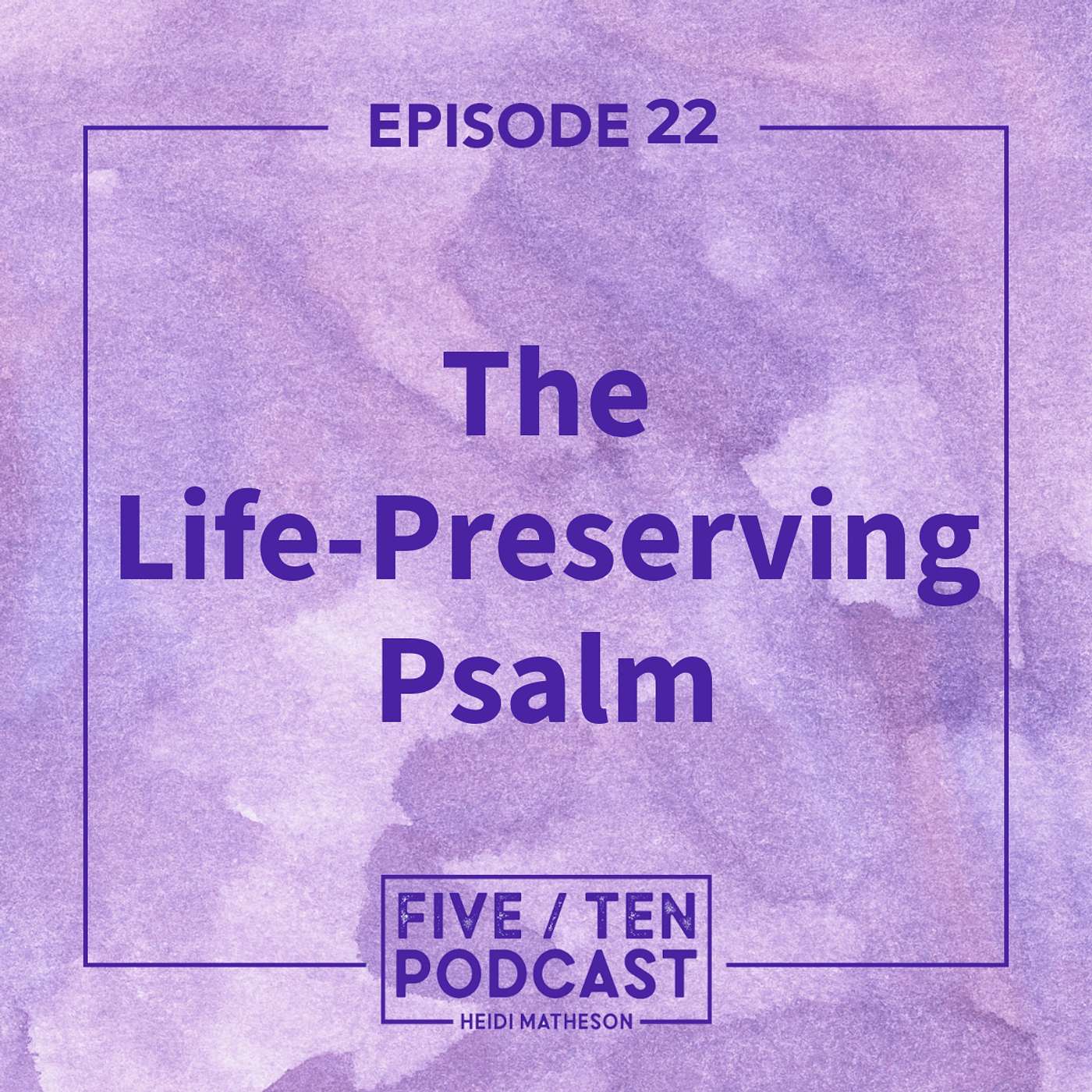 Five/Ten Podcast with Heidi Matheson